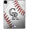 MLB Colorado Rockies Game Ball iPad Pro 12.9in (2020) Clear Case