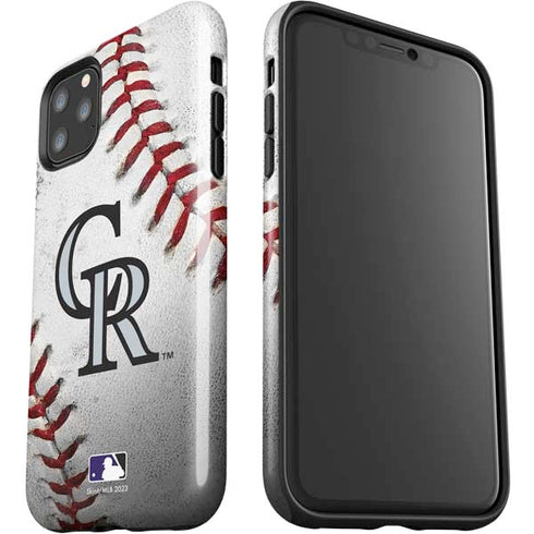 MLB Colorado Rockies Game Ball iPhone 11 Pro Max Impact Case