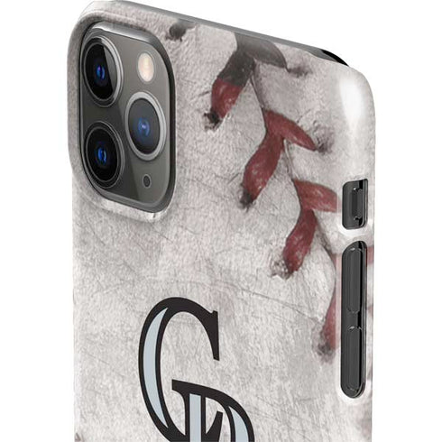 MLB Colorado Rockies Game Ball iPhone 11 Pro Max Lite Case