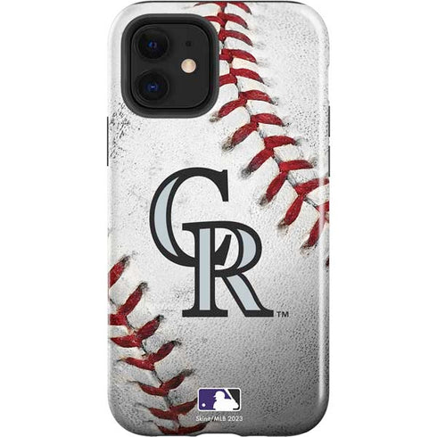 MLB Colorado Rockies Game Ball iPhone 12 Impact Case