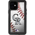 MLB Colorado Rockies Game Ball iPhone 12 Mini Waterproof Case