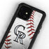 MLB Colorado Rockies Game Ball iPhone 12 Mini Waterproof Case