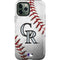 MLB Colorado Rockies Game Ball iPhone 12 Pro Impact Case
