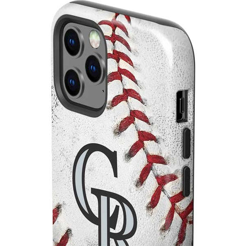 MLB Colorado Rockies Game Ball iPhone 12 Pro Impact Case