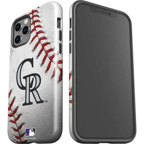 MLB Colorado Rockies Game Ball iPhone 12 Pro Max Impact Case
