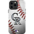 MLB Colorado Rockies Game Ball iPhone 13 Pro Max Impact Case