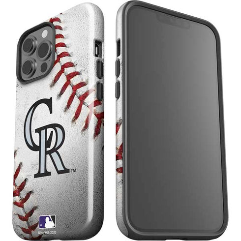 MLB Colorado Rockies Game Ball iPhone 13 Pro Max Impact Case