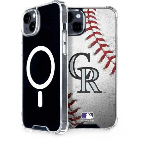 MLB Colorado Rockies Game Ball iPhone 14 Plus MagSafe Case