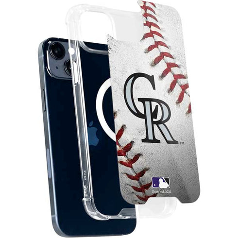 MLB Colorado Rockies Game Ball iPhone 15 Plus MagSafe Case