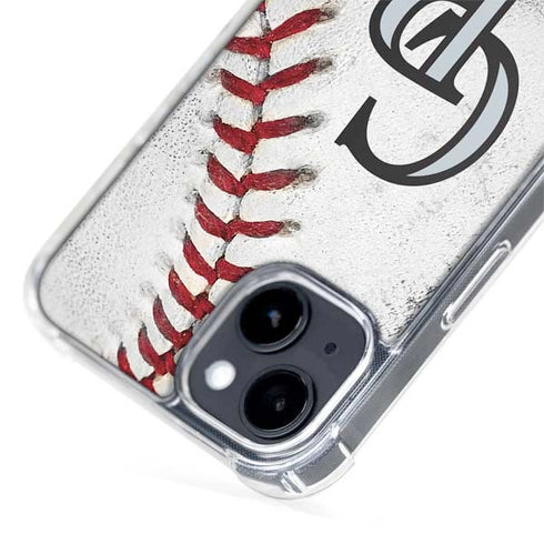 MLB Colorado Rockies Game Ball iPhone 15 Plus MagSafe Case
