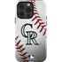 MLB Colorado Rockies Game Ball iPhone 15 Pro Impact Case