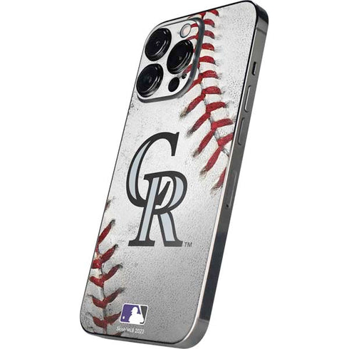 MLB Colorado Rockies Game Ball iPhone 14 Pro Max Skin