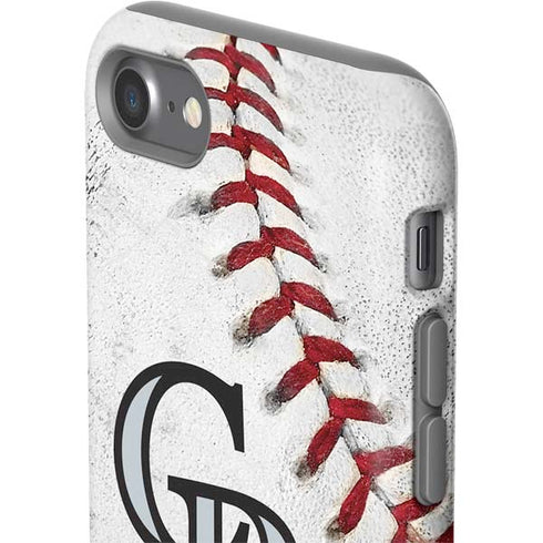 MLB Colorado Rockies Game Ball iPhone SE (2nd & 3rd Gen) Pro Case