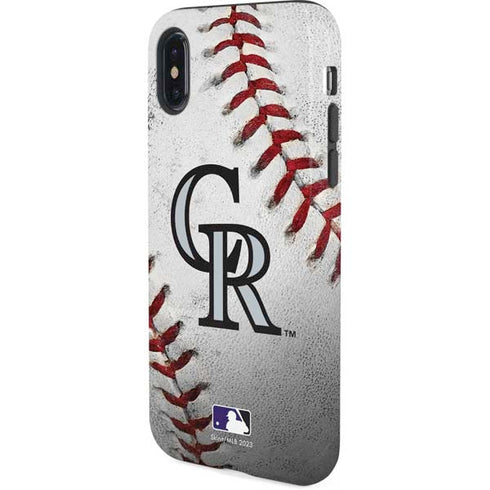 MLB Colorado Rockies Game Ball iPhone X Pro Case