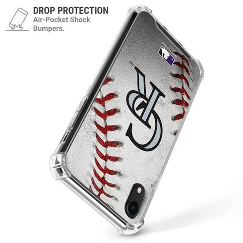 MLB Colorado Rockies Game Ball iPhone XR Clear Case