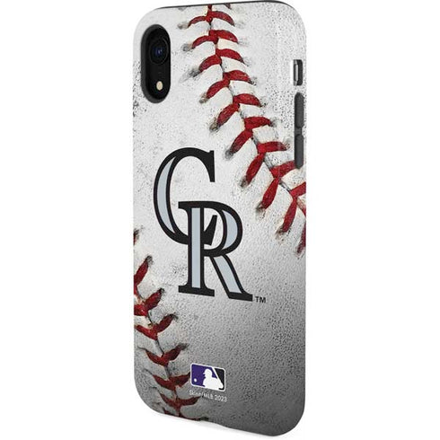 MLB Colorado Rockies Game Ball iPhone XR Pro Case