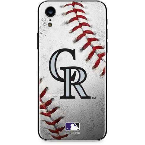 MLB Colorado Rockies Game Ball iPhone XR Skin