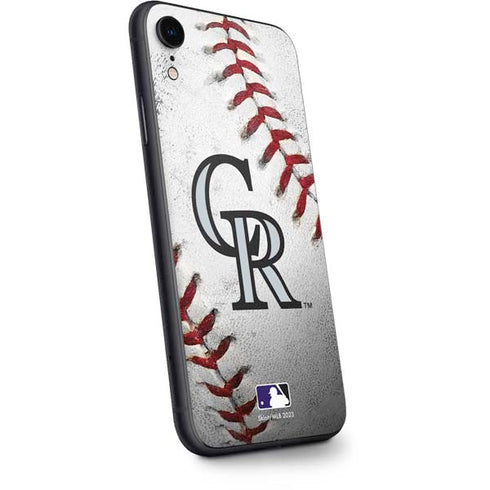 MLB Colorado Rockies Game Ball iPhone XR Skin