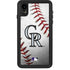 MLB Colorado Rockies Game Ball iPhone XR Waterproof Case