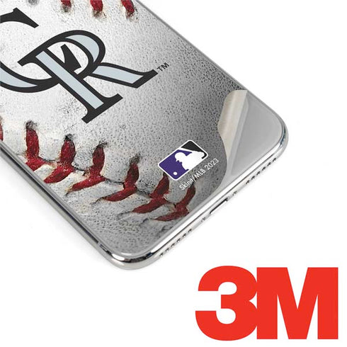 MLB Colorado Rockies Game Ball iPhone XS Max Skin