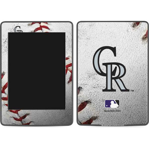 MLB Colorado Rockies Game Ball Amazon Kindle Skin