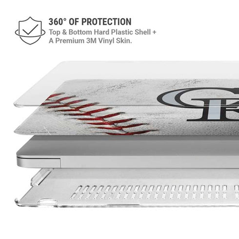 MLB Colorado Rockies Game Ball MacBook Air 15in (2023-2025) Case plus Skin