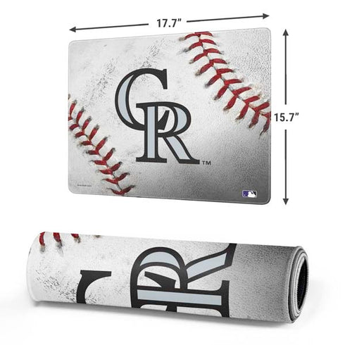 MLB Colorado Rockies Game Ball Gaming Mouse Pad
