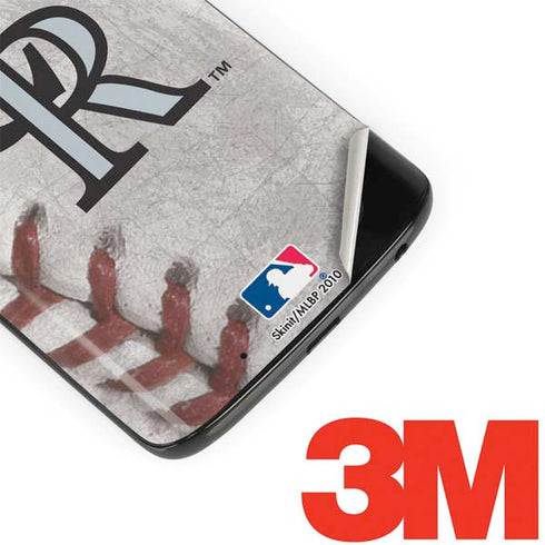 MLB Colorado Rockies Game Ball Moto G6 Skin