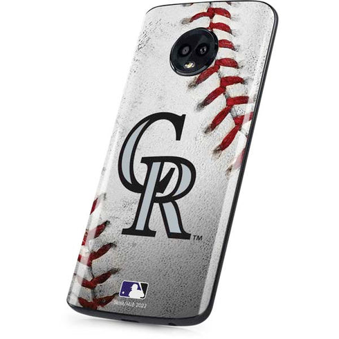 MLB Colorado Rockies Game Ball Moto G6 Skin