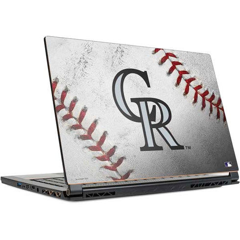 MLB Colorado Rockies Game Ball MSI GS65 Stealth Laptop Skin