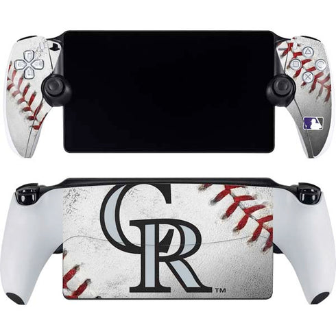 MLB Colorado Rockies Game Ball PlayStation Portal Remote Player Skin