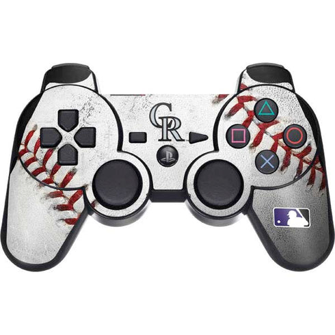 MLB Colorado Rockies Game Ball PS3 Dual Shock wireless controller Skin