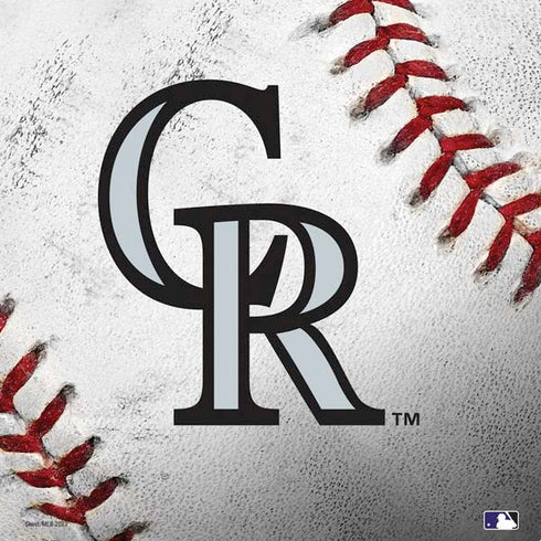 MLB Colorado Rockies Game Ball PS4 Console and Controller Bundle Skin
