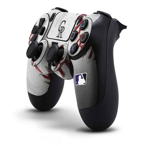 MLB Colorado Rockies Game Ball PS4 Controller Skin