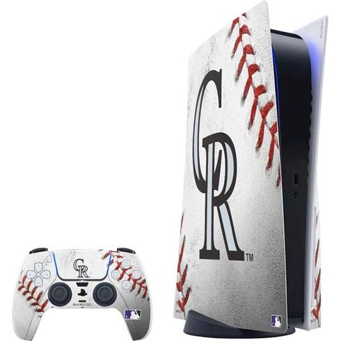 MLB Colorado Rockies Game Ball PS5 Bundle Skin