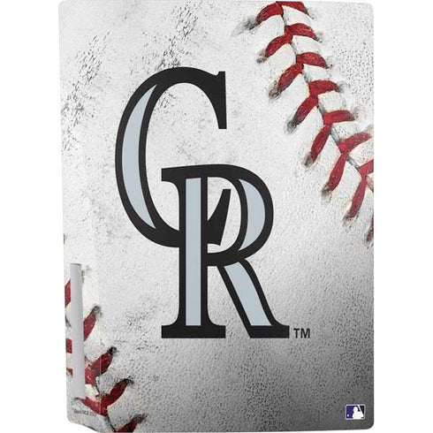 MLB Colorado Rockies Game Ball PS5 Console Skin