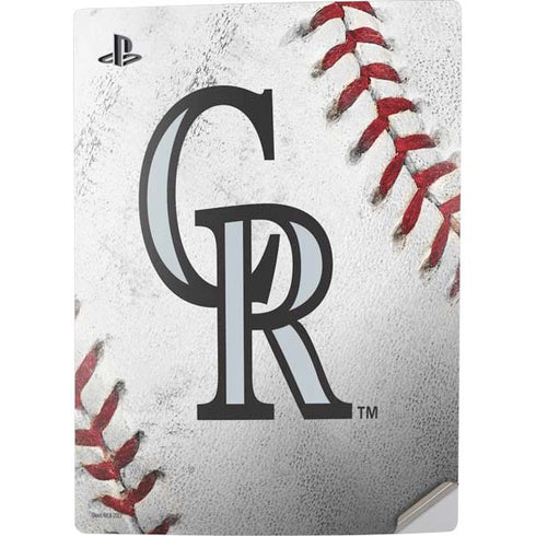 MLB Colorado Rockies Game Ball PS5 Digital Edition Console Skin