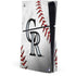 MLB Colorado Rockies Game Ball PS5 Slim Disk Console Skin