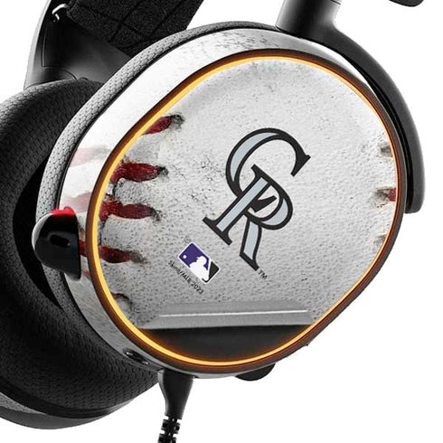 MLB Colorado Rockies Game Ball SteelSeries Arctis 5 Skin