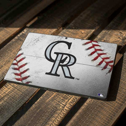 MLB Colorado Rockies Game Ball Surface Pro 7 Skin