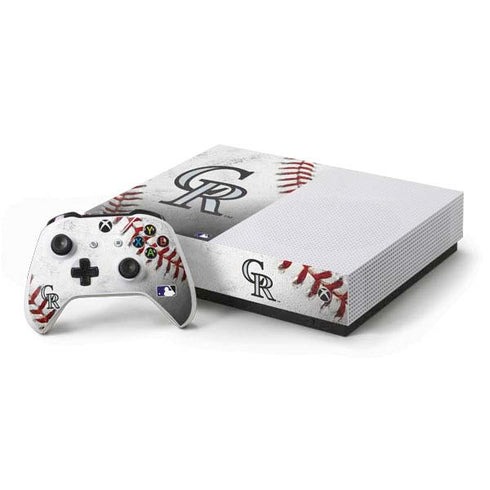 MLB Colorado Rockies Game Ball Xbox One S All-Digital Edition Bundle Skin