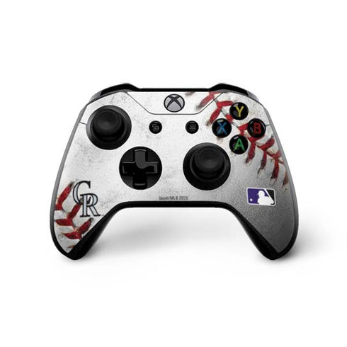 MLB Colorado Rockies Game Ball Xbox One X Controller Skin
