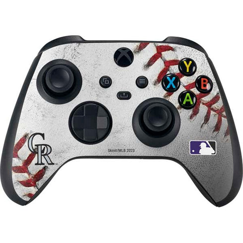 MLB Colorado Rockies Game Ball Xbox Series X Controller Skin