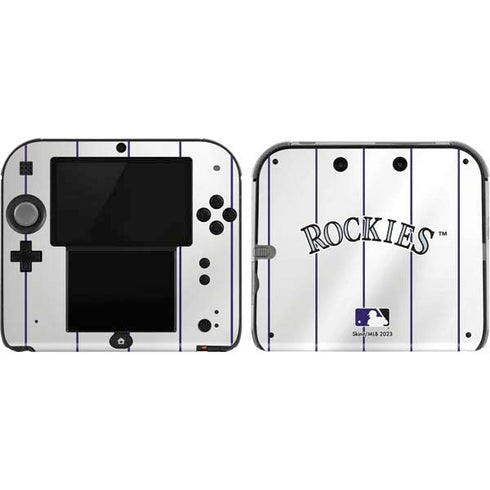 MLB Colorado Rockies Home Jersey Nintendo 2DS Skin