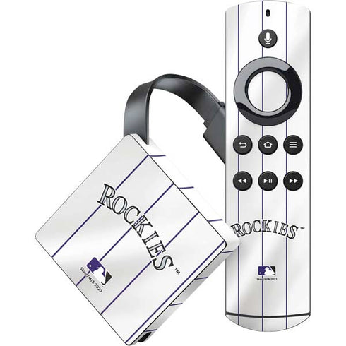 MLB Colorado Rockies Home Jersey Amazon Fire TV Skin