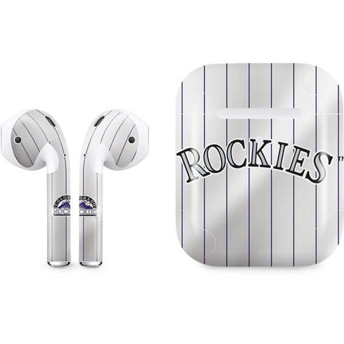 MLB Colorado Rockies Home Jersey Apple AirPods 2 Skin