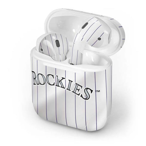 MLB Colorado Rockies Home Jersey Apple AirPods 2 Skin