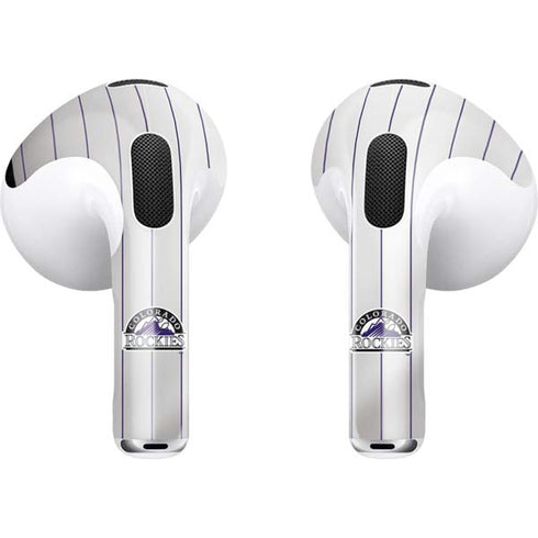 MLB Colorado Rockies Home Jersey Apple AirPods (3rd Gen 2021) Skin