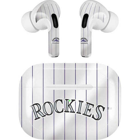 MLB Colorado Rockies Home Jersey Apple AirPods Pro Skin