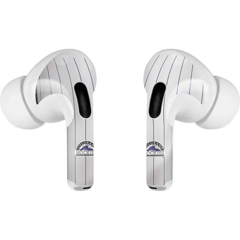 MLB Colorado Rockies Home Jersey Apple AirPods Pro Skin
